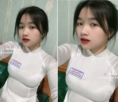 Hot girl trường THPT lộ clip doggy - sex vn