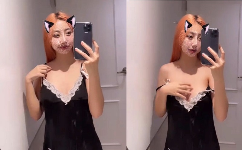 sex clip - Cởi Áo Ngủ Lộ Hai Búi Ngực To Trắng Trèo Quyến Rũ