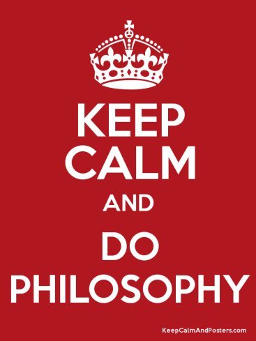Keep calm Filosofía